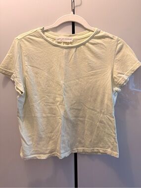 Jean + June Light Green Short Sleeve Tee